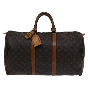 LOUIS VUITTON Monogram Keepall 50 Boston Bag